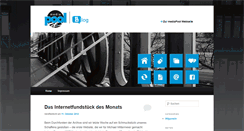 Desktop Screenshot of blog.mediapool.de