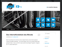 Tablet Screenshot of blog.mediapool.de